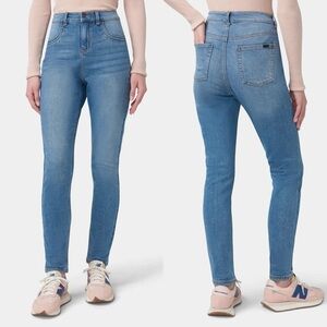 Hue Flannel Lined Denim Leggings NWT Sz 16